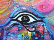 Diana Anderegg - Das Auge des Horus  80 x 80